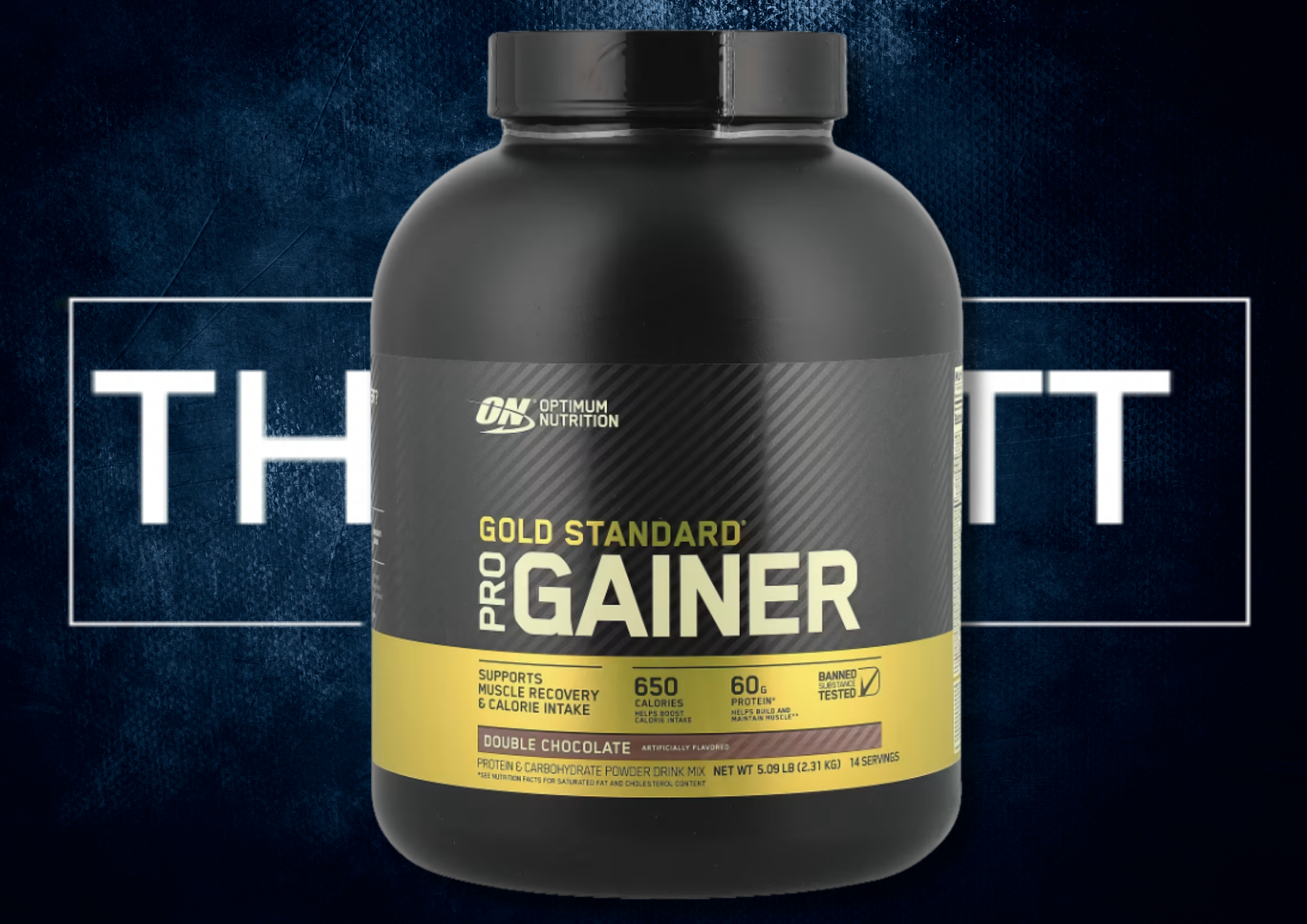 Optimum Nutrition Gold Standard Pro Gainer proteinpulver, 650 kalorier, vanilje, kosttilskudd for muskelrestitusjon.