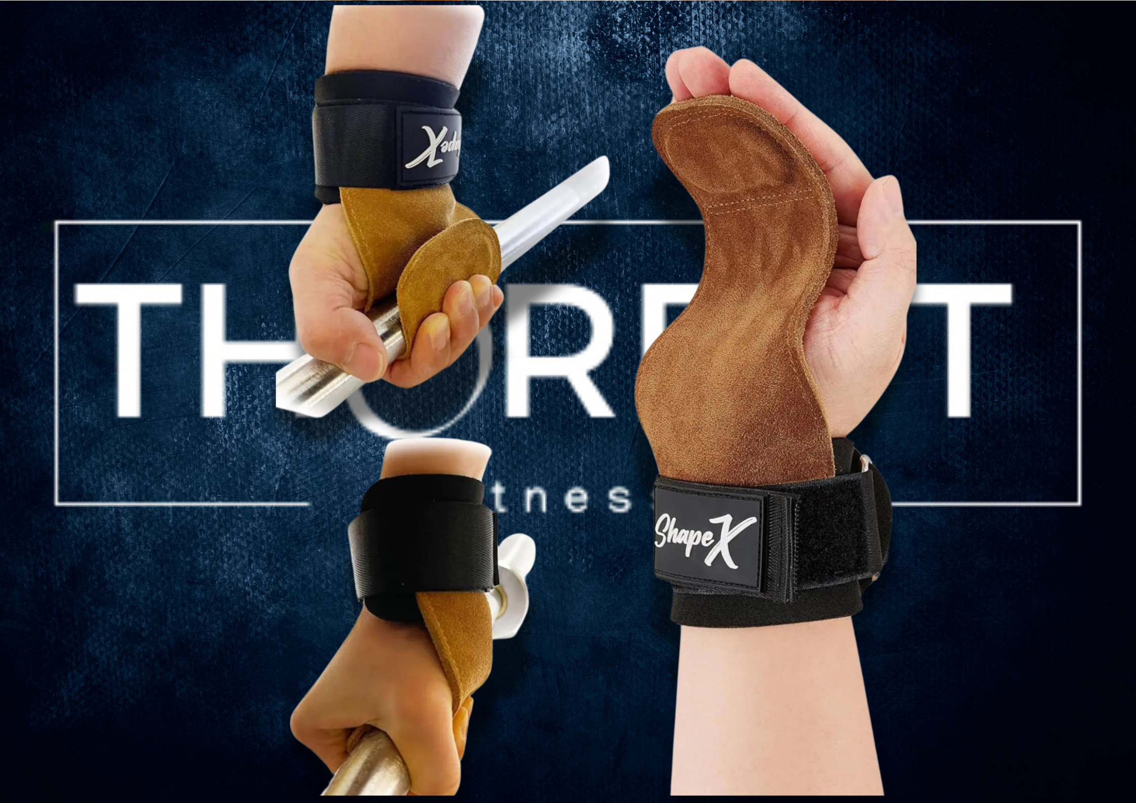 Håndbeskyttelse med ShapeK løfteremmer for optimal støtte under styrketrening og CrossFit økter.