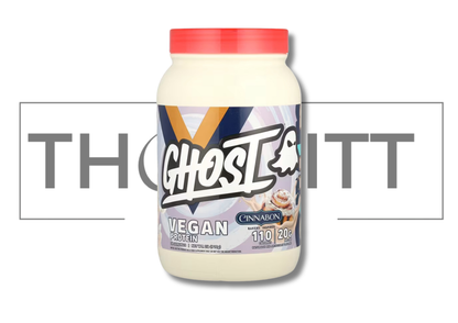 Ghost Vegan Protein Cinnabon 2 lb, 110 kalorier, 20 g protein, glutenfri, soyafri kosttilskudd med D vitaminer