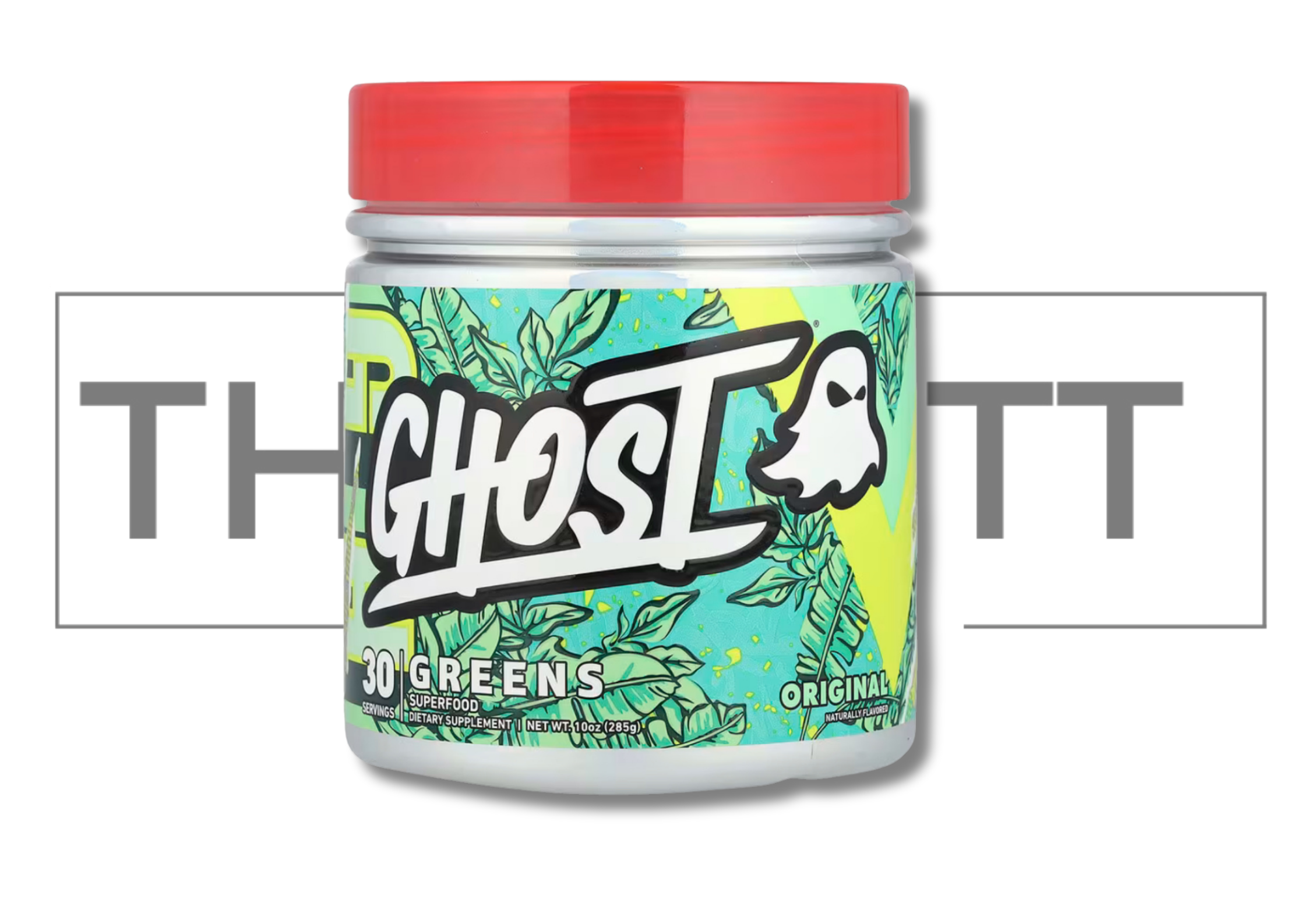 GHOST® GREENS Original, 10 oz kosttilskudd med 19 grønnsaker og frukt, veganvennlig og glutenfri.
