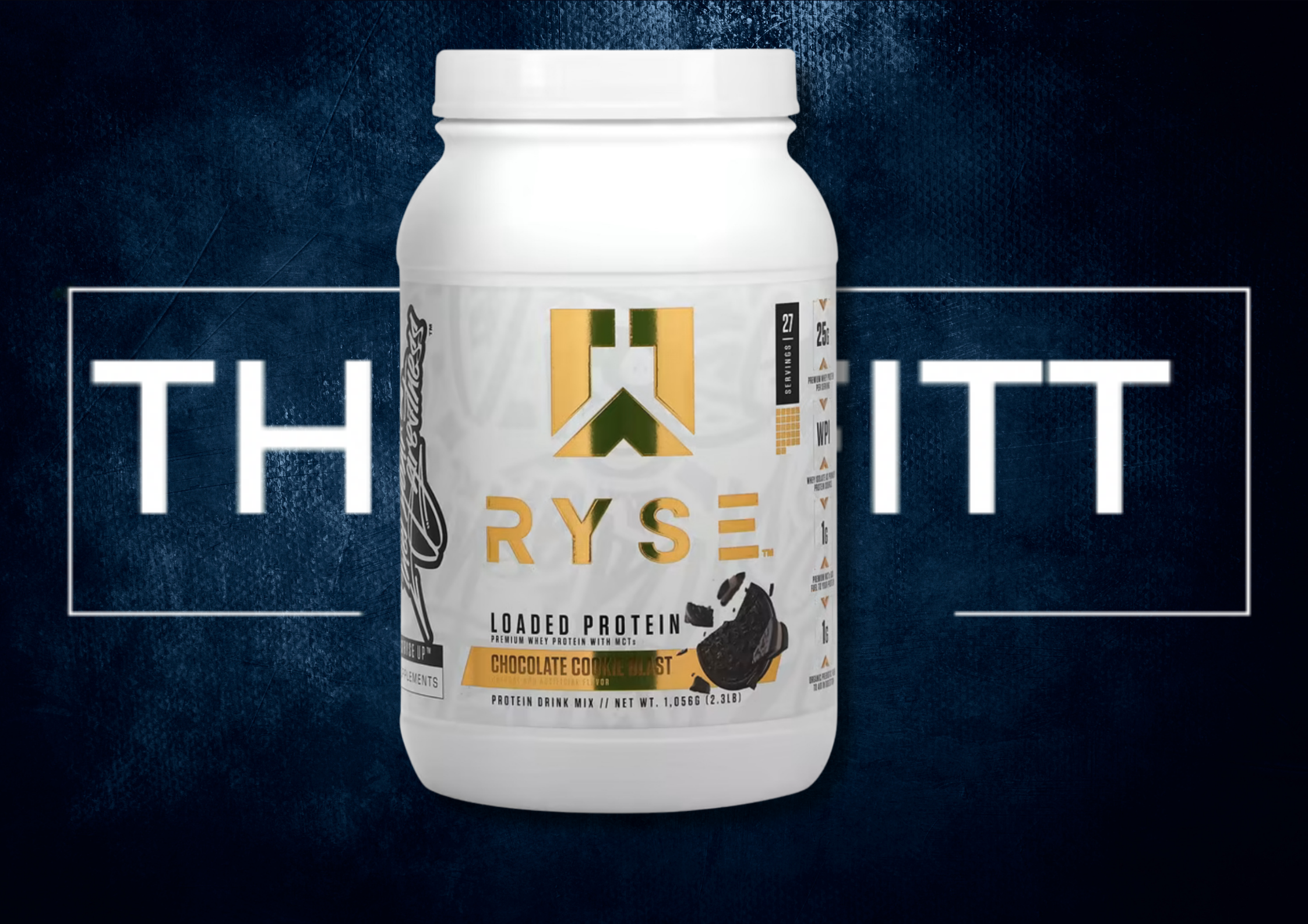 RYSE Loaded Protein, Chocolate Cookie Blast, 2.3 lbs, med vitaminer, kosttilskudd og kreatin for optimal styrke.