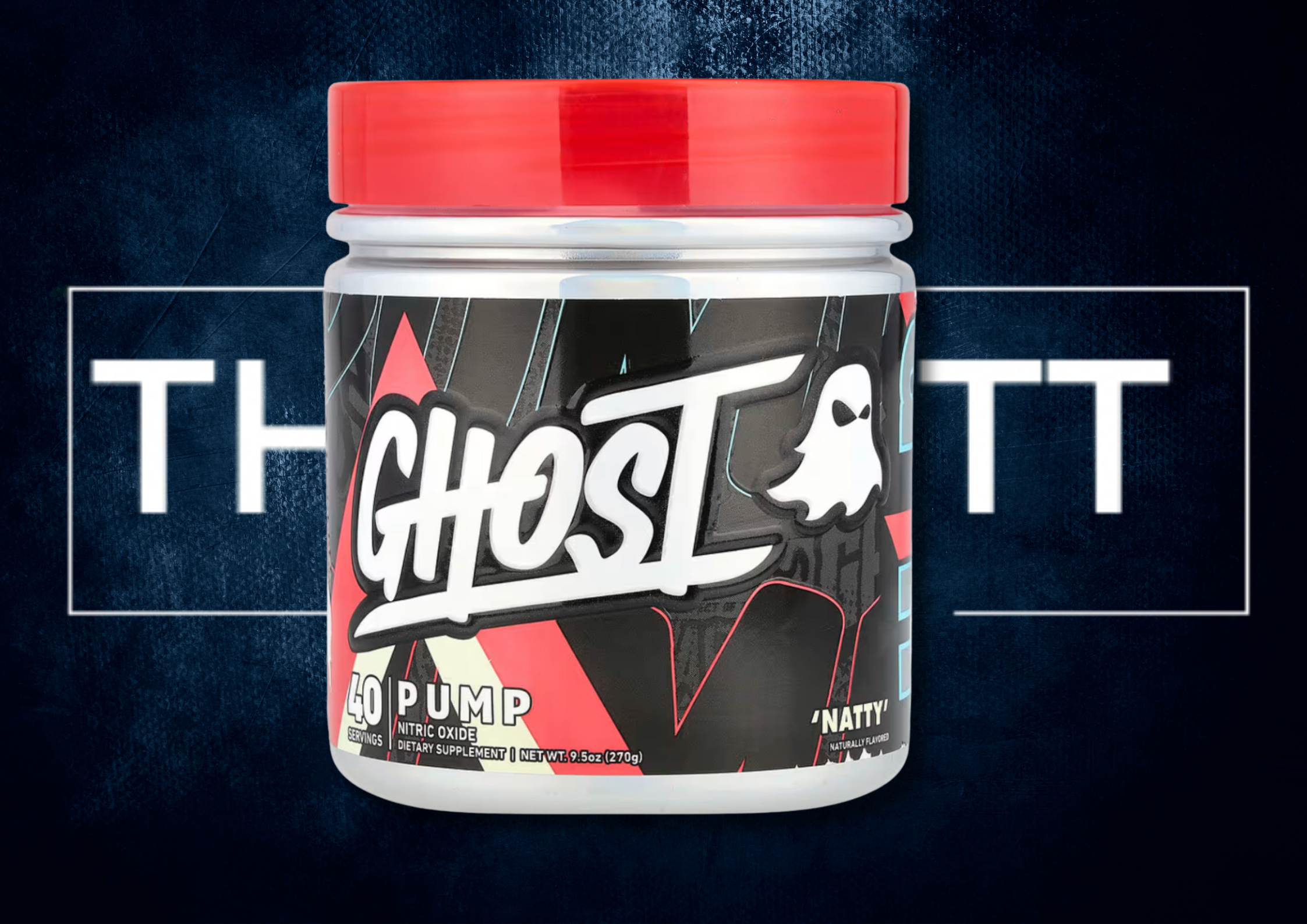 GHOST® PUMP Natty 9.5 oz, vegansk kosttilskudd med L-Citrullin og NO3-T® for ekstra pump og energi.