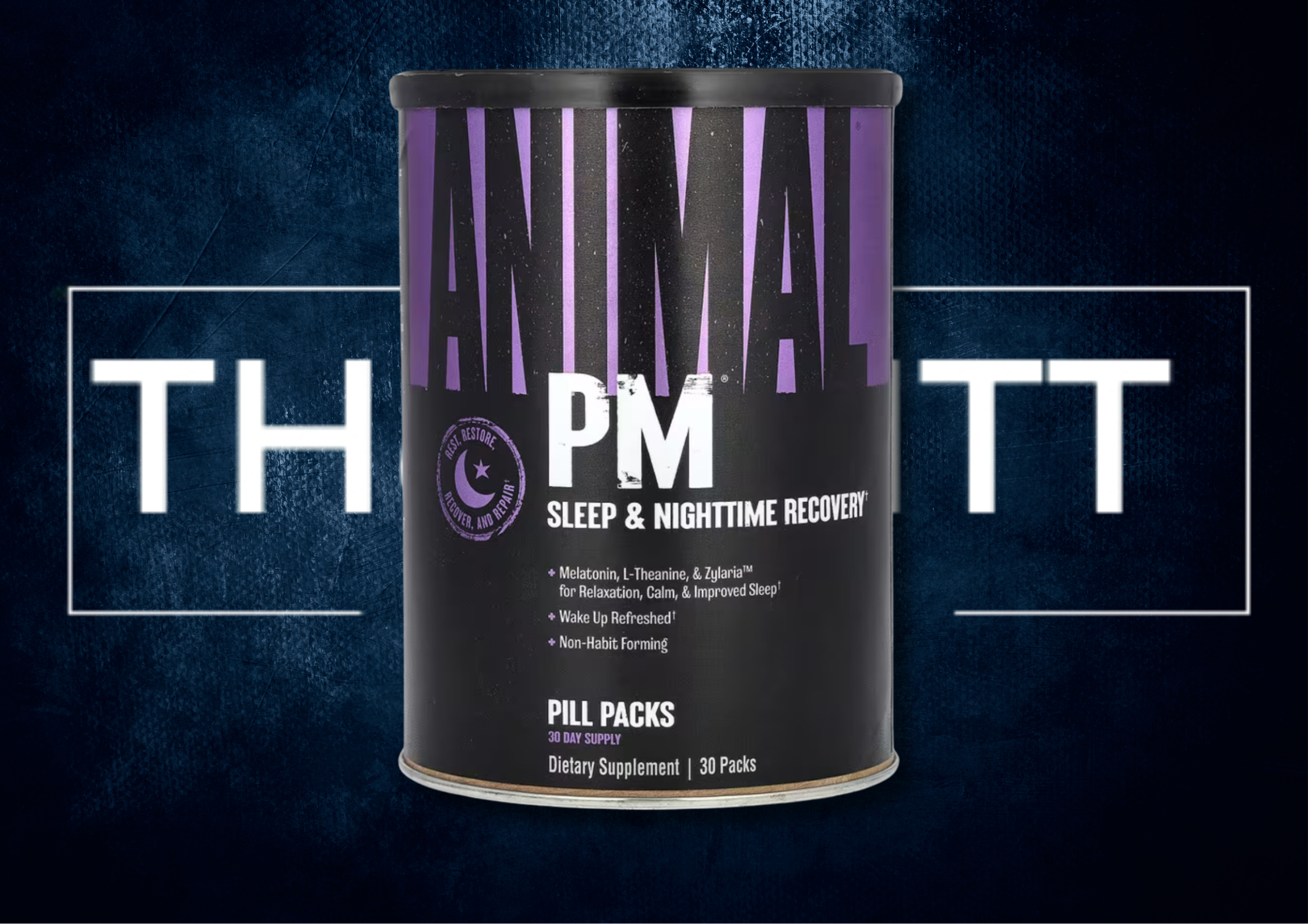 Animal, PM, Sleep & Nighttime Recovery, 30 Packs