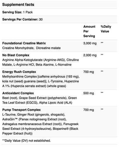 Animal, Pre Workout Pump, Pill Packs , 30 Packs