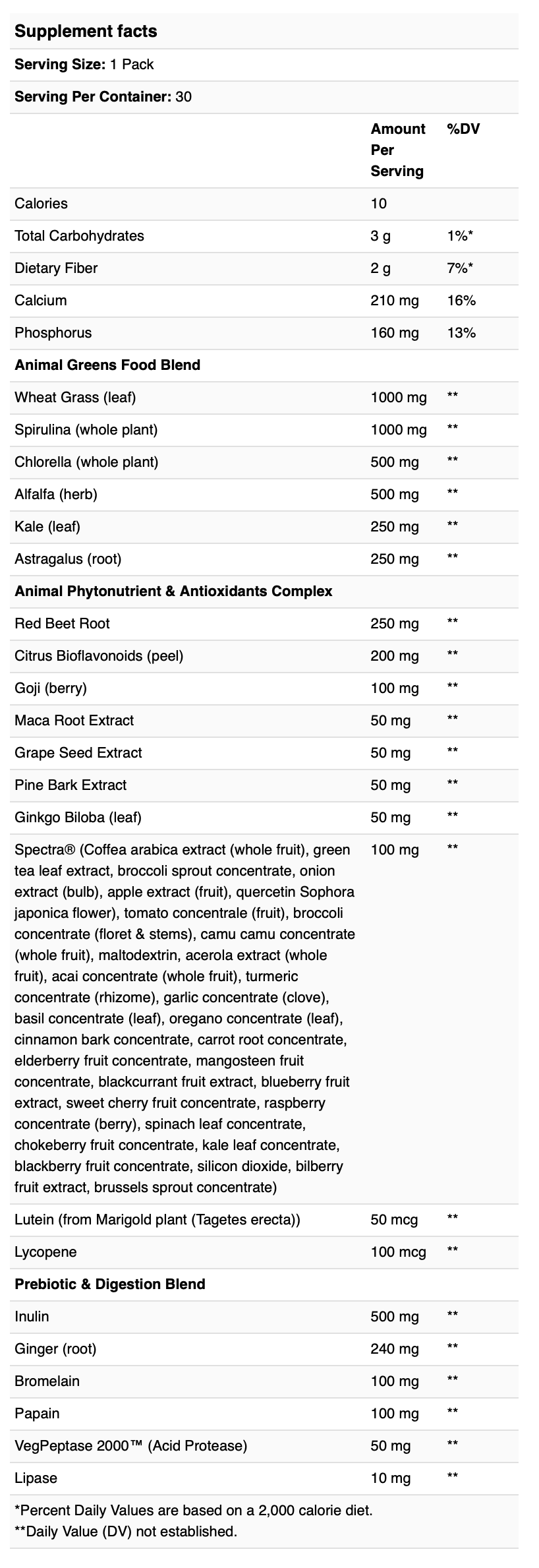 Animal, Daily Greens Pill Packs, 30 Packs