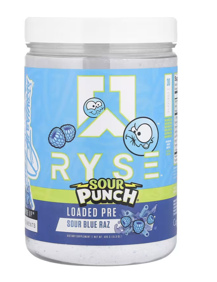 RYSE, Loaded Pre, Sour Punch®, 16,7 oz (474 ​​g)
