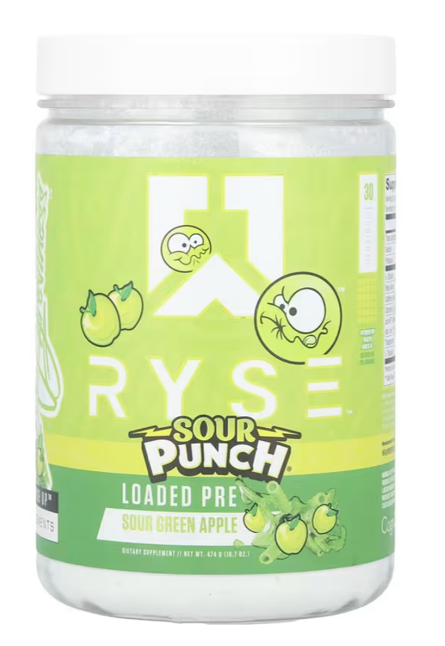 RYSE, Loaded Pre, Sour Punch®, 16,7 oz (474 ​​g)