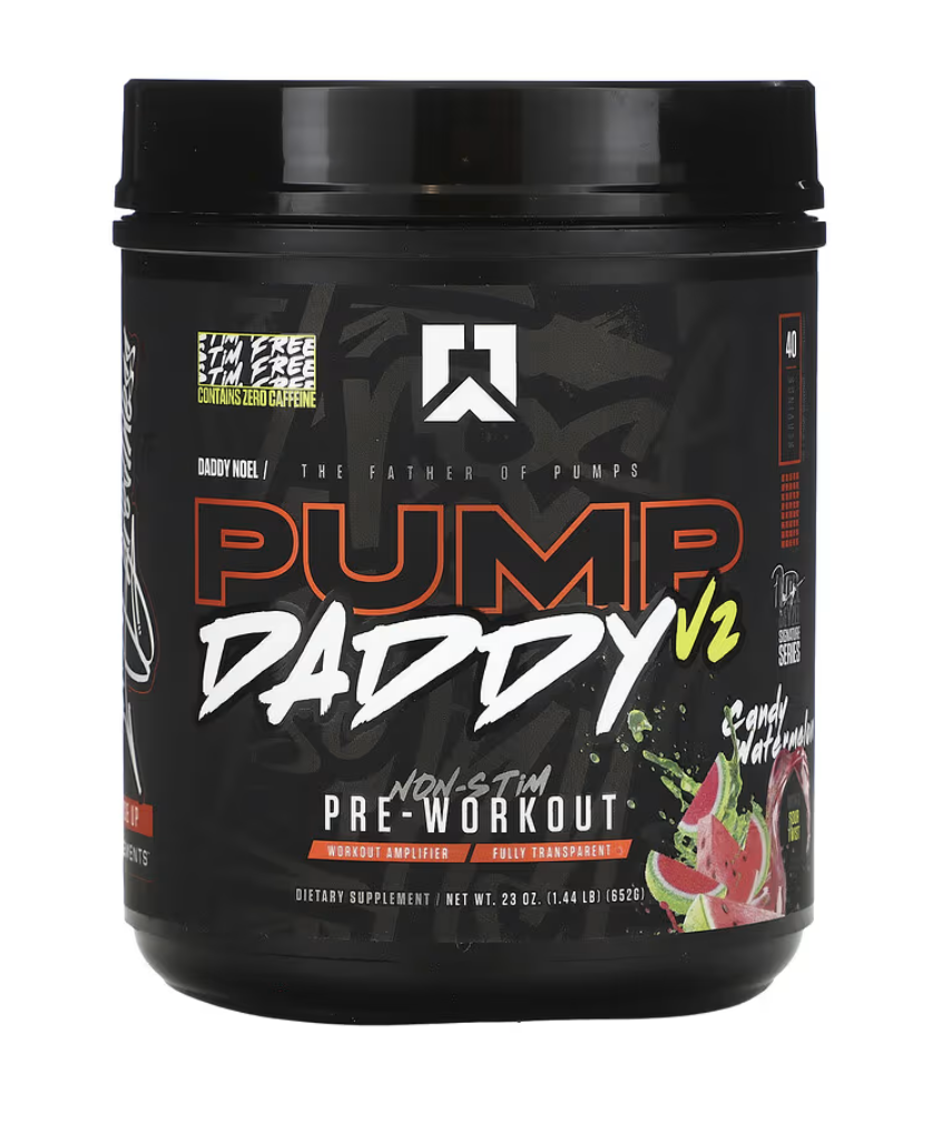 RYSE, Pump Daddy V2, preentrenamiento sin estimulantes, 668 g