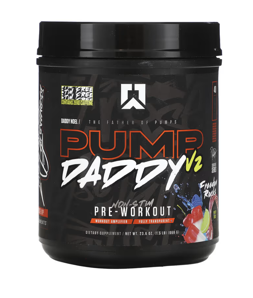 RYSE, Pump Daddy V2, preentrenamiento sin estimulantes, 668 g